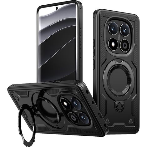 Funda para Xiaomi Redmi Note 14 Pro+ 5G, Military MagSafe, negra. (1/5)