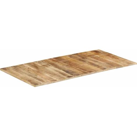 Piano Tavolo in Legno Massello di Mango 15-16 mm 120x60 cm vidaXL