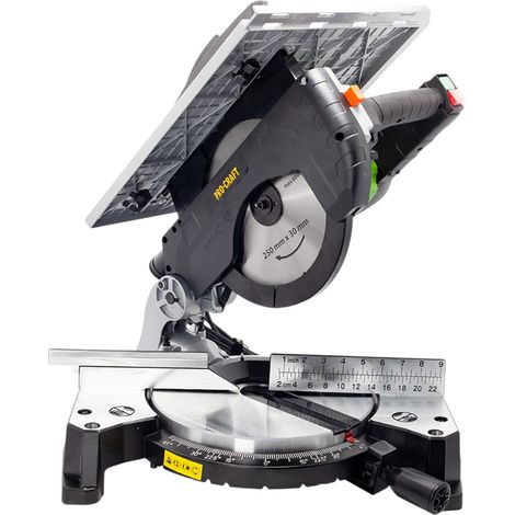 Procraft CMS25 Troncatrice e sega da tavolo 1800 Watt 250 mm + lama