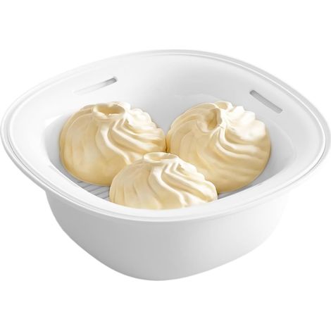 Passoire cuisine plastique avec couvercle, Résistant à la chaleur Empilable Panier à linge à légumes passe au micro-ondes et au congélateur pour nettoyer fruits et légumes et égoutter pâtes (1/5)