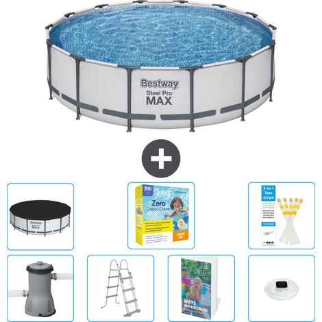 Bestway Steel Pro MAX Rund - 427x122 cm - 8-teilig  S526 (1/4)