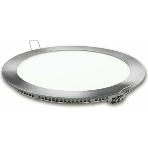 DOWNLIGHT LED REDONDO PLANO MATEL GRIS 18W NEUTRA (1/4)