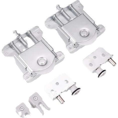 Roulette porte coulissante – Acier zinc et nylon – Charge 30 kg – Roues de 48 mm pour fonctionnement silencieux (1/3)