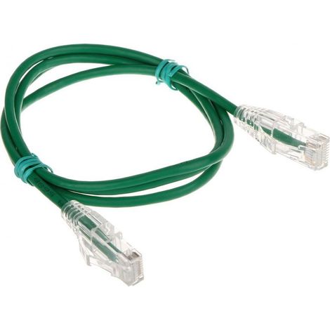 Câble de brassage RJ45/6/1.0-G-THIN 1,0 m