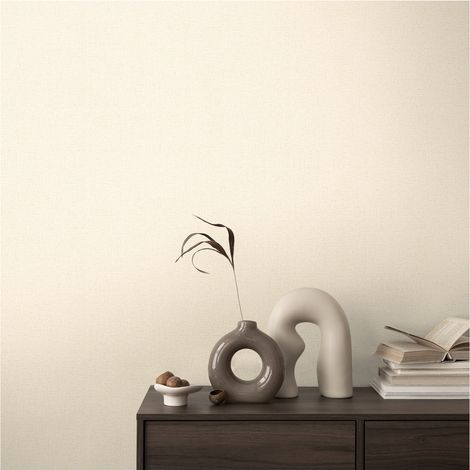 A.S. Creation Vliestapete 10.05 x 0.53 m Livingwalls Unitapete Creme 790651 Einfarbig CosmoLiving by Cosmopolitan (1/5)