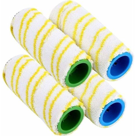 Rouleaux de remplacement, rouleaux de remplacement Karcher FC7 FC5 FC3D FC3 (4 pièces jaunes) (1/4)