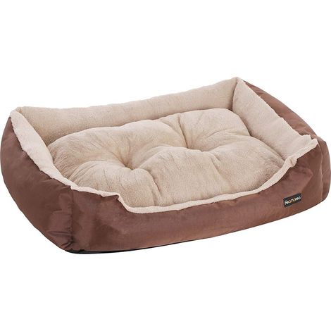 Panier pour chien tissu 85 x 65 x 21 cm marron et beige (1/3)