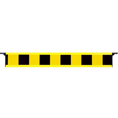Barrière fixe de 1,5m rétroréfléchissante Jaune/Noire type K2 - 1320079 (1/2)