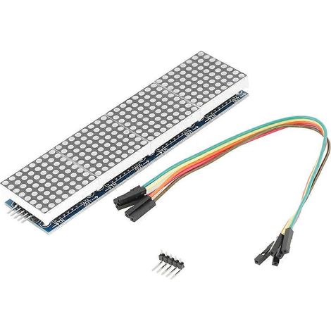 Stück 4-in-1 LED-Punktmatrix-Display-Treibermodul MCU-Controller DIY-Kit