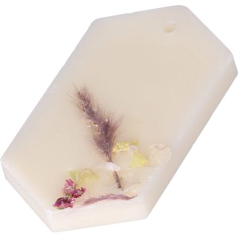 Lot de 3 comprimés de cire d'aromathérapie parfum freesia pour désodoriser les vêtements et la voiture (forme hexagonale). (1/5)