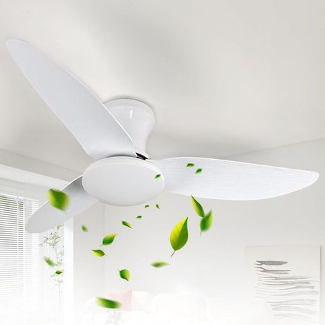 Ventilateur de plafond avec éclairage, plafonnier avec ventilateur et télécommande,3 températures de couleur et 6 vitesses, plafonnier LED avec ventilateur,silencieux,pour salon,chambre (1/5)