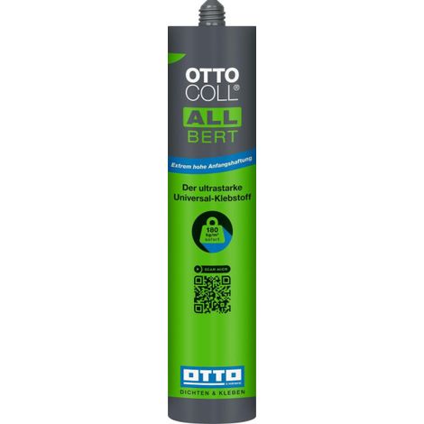 OTTOCOLL ALLBERT Ultrastarker Universal-Klebstoff 290ml C02 grau - Zertifiziert für den Trockenbau - (1/2)