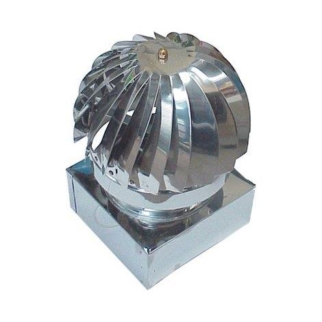 Ventolino girevole base quadra inox aisi 304 cm 27x27 Zincogroup