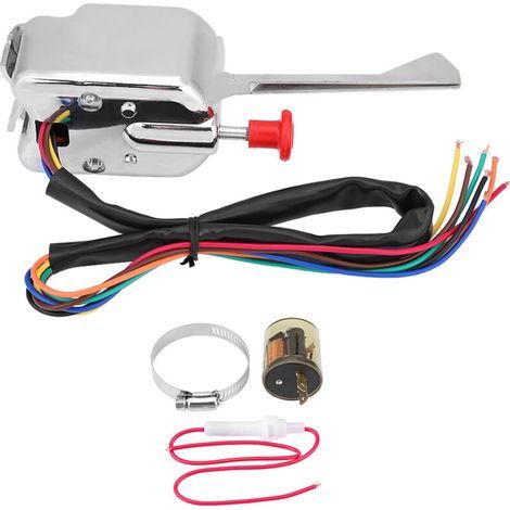 Universal 12V Hot Rod Street Turn Signal Switch for Ford Buick GMC P021-TS-HL101 (1/5)