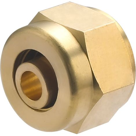 Noyon & Thiebault – Raccord laiton à compression 16mm – Femelle écrou libre 1/2" – Installation rapide sans outil – Résistant aux chocs thermiques