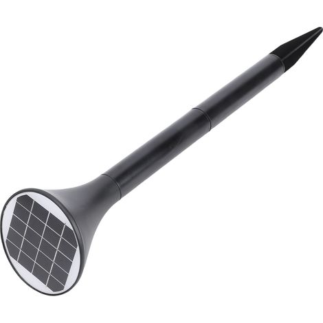 Balisage solaire étanche en silicium polycristallin, éclairage extérieur à énergie solaire pour jardin, allée et décoration, lumière chaude (1/5)
