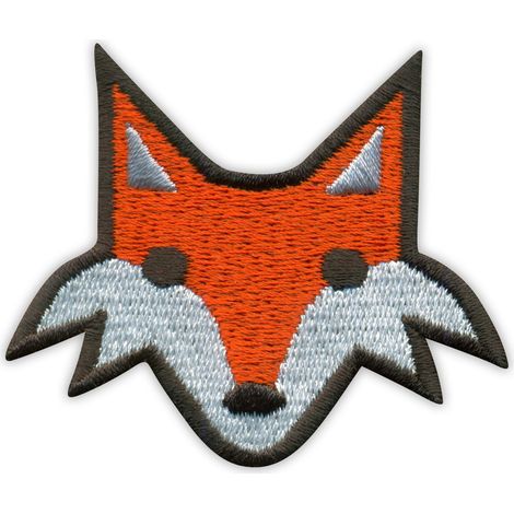 Aufnäher „Schlauer Fuchs“ – zum Aufnähen – gestickter Aufnäher/Abzeichen/Emblem