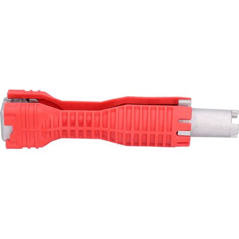 Clé à molette double tête pour évier, démontage serrage douille, outil installateur robinet, remplacement plombier. (1/5)