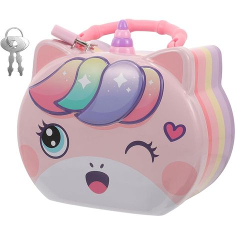 Tirelire pour Licorne Filles, Mignonne en Garçon Fer et Chambre (1/5)