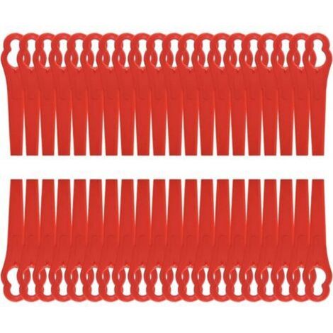 Lame Coupe Bordure Lames en Plastique de Rechange 8,3cm pour Jardin et Pelouse Coupe Bordures Grass Trimmer (120 Pcs) (1/5)
