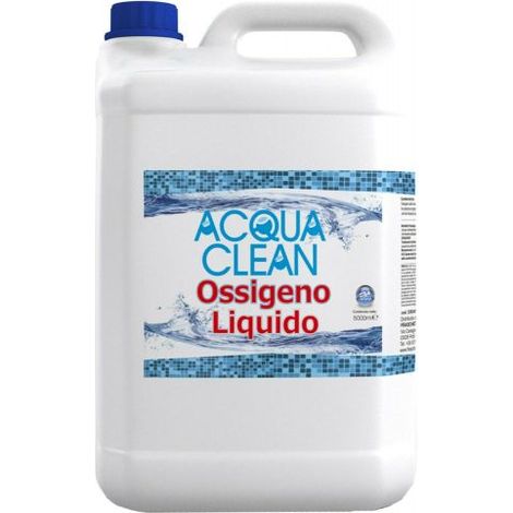 OSSIGENO ATTIVO PER PULIZIA ACQUA PISCINA MANUTENZIONE 1 5 10 20 LT 34204V 10 (34206) (1/2)