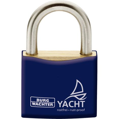 Burg Wächter 35481 Cadenas 50.00 mm fermeture différente bleu avec serrure à clé