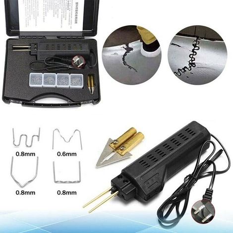Saldatrice plastica 220V kit riparazione saldatore saldatura con graffette SG190 (1/5)