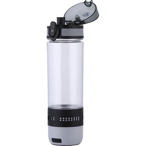 NK Borraccia sportiva da 500 ml con altoparlante, 3 W, con chiusura integrata, connessione Bluetooth 5.0, distanza massima 10 metri, supporta scheda SD fino a 32 GB, batteria 400 mAh (autonomia 4 ore) (1/5)