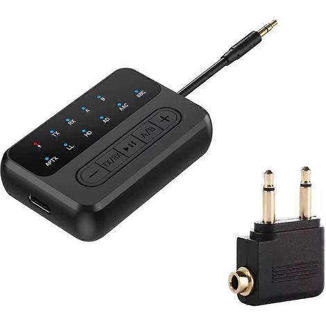Émetteur-récepteur audio Bluetooth 5.4 2 en 1 pour TV, PC, casque, voiture et ordinateur (1/5)