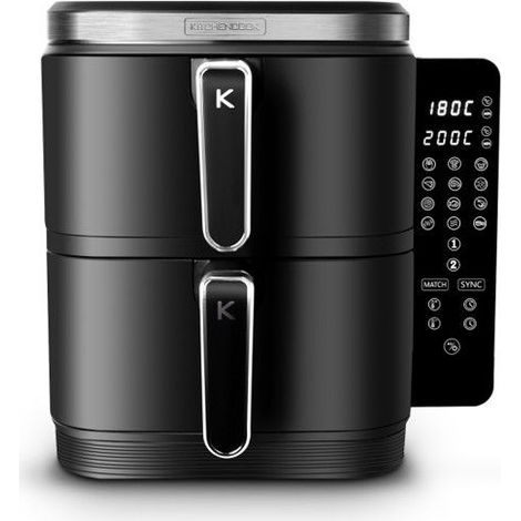 Kitchencook - Airflow 12 - Double Friteuse à Air Verticale 12l - 12 Programmes (1/5)
