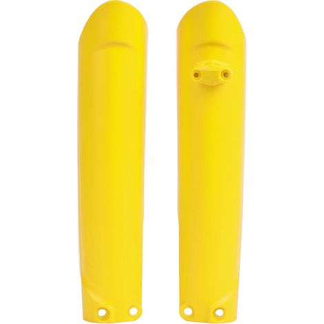Protectores de piernas con amortiguador Polisport para KTM SX, SXF, EXC, EXCF, TC y FC (amarillo)