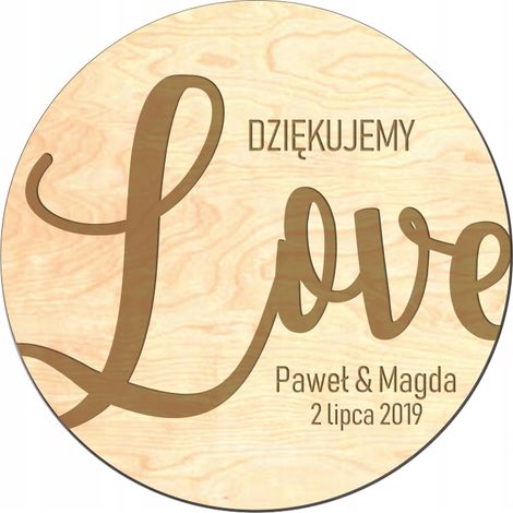 GRAZIE PER GLI OSPITI MATRIMONIO, MAGNETE matrimonio MK27 (1/4)