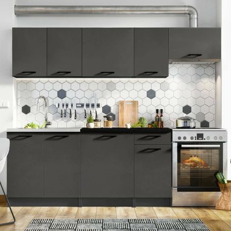 Cucina Completa Grigio Antracite