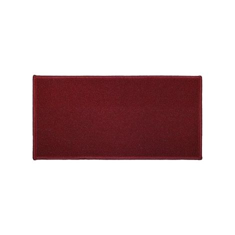 Tapis rectangulaire uni - L 120 x 50 - Rouge - Livraison gratuite (1/3)