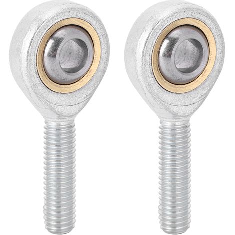 Cojinetes esféricos lisos autolubricantes SA8t K con rosca externa y conjunto de extremo de varilla. (1/5)