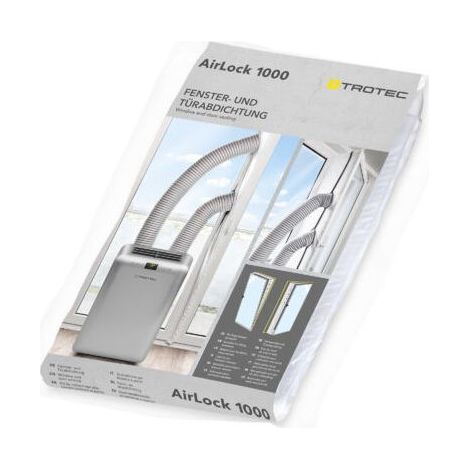 Kit de calfeutrage AirLock 1000 pour porte-fenêtre – Longueur 560 cm – Imperméable et lavable – Économie d'énergie et protection contre les insectes