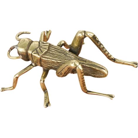 Figurine en Cuivre Doré Vintage, Décoration Intérieure Délicate Surface Lisse, Salon ou Bureau, Objet Décoratif Créatif et Élégant (1/5)