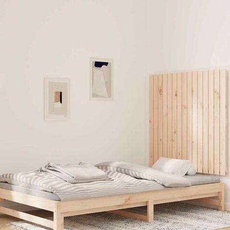 Wand-Kopfteil 95,5x3x90 cm Massivholz Kiefer