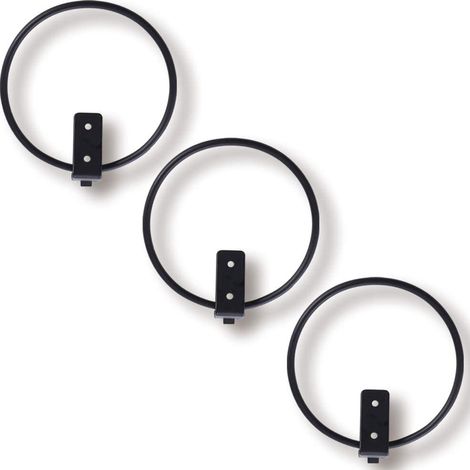 3 Pièces 4 Pouces Support de Jardinière Mural Pot de Fleur Anneau Support Mural pour Accrocher Pot de Fleur Plante (1/5)