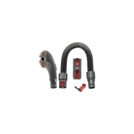 Hunde- und Katzenhaarbürste, kompatibel mit Dyson V7, V8, V10, V11, V15 und V6, Staubsaugerbürste für mittellanges und kurzes Fell, Tierhaare mit flexiblem Adapter und Ein-/Ausschalter