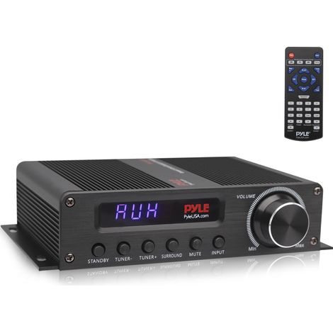 Amplificateur Home Cinéma Bluetooth 5.1 Canaux – Récepteur Audio Vidéo 100 W avec HDMI, Son Surround, Subwoofer, AUX, FM, Télécommande, Compatible TV, PC et Haut-Parleurs (1/5)