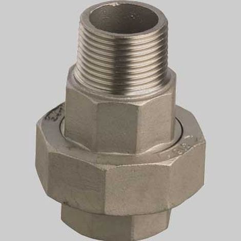 BOCCHETTONE CONICO FILETTATO M/F DRITTO IN ACCIAIO INOX - 1/2