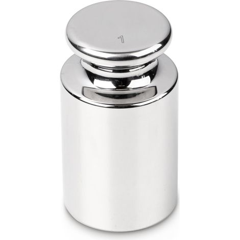 Kern Prüfgewicht 326-11K+C kalibriert, F1, Nennwert 1 kg, Eco-Form, Edelstahl poliert