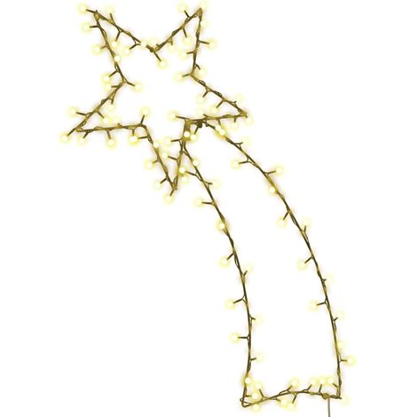 Lumières de Noël silhouette d'étoile filante 115 LED CFW999316 (1/5)