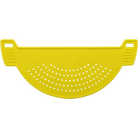 Filtre jaune pour panier en asphalte, ustensiles de cuisine, filtre à eau multifonctionnel en plastique et maille d'asphalte, gadget de cuisine (1/4)