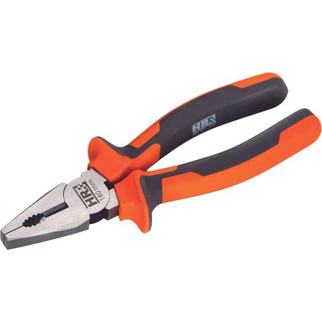 HR 170518 - Alicates universal HR DIN 5746 acero Cr-V 180 mm con mango bimaterial