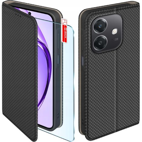 Custodia per Oppo A40 Smart Magnet Cover Case CHIUSA + Vetro (1/5)