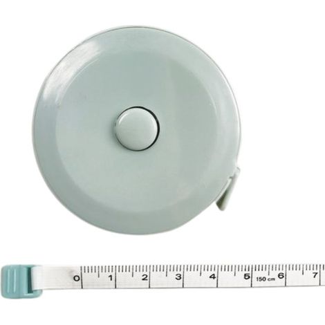 Mètre ruban souple 1,5 m - Ruban à mesurer pour tour de corps - Pour sport et vêtements - Bleu (1/5)