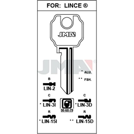 Llave de acero-A LIN-15D
