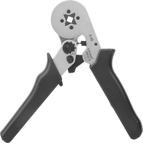 Pince à sertir HSC8 6-4B auto-réglable, type aiguille, pour cosses et connecteurs, 0,25-6,0mm (23-10AWG), outil professionnel de sertissage. (1/5)